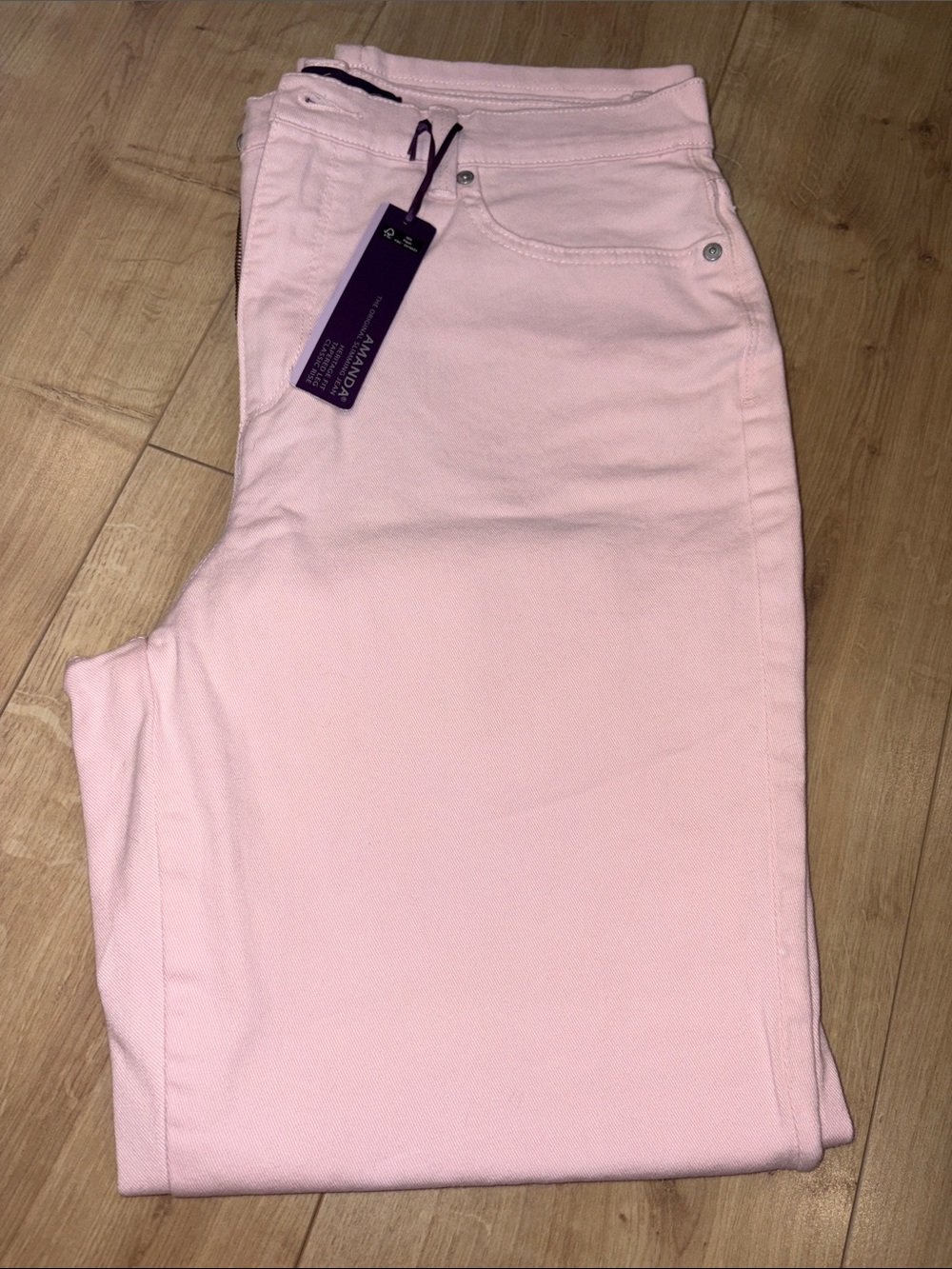NWT Pink Stretch Jeans Hi-waist